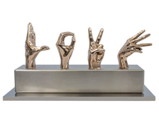 Les actions en bronze de moulage modernes sculptent pour la décoration extérieure et d'intérieur