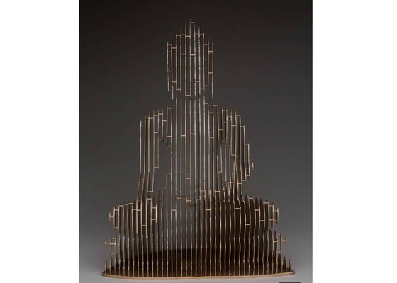 Statue de Bouddha de cavité d'acier inoxydable pour la décoration extérieure et d'intérieur